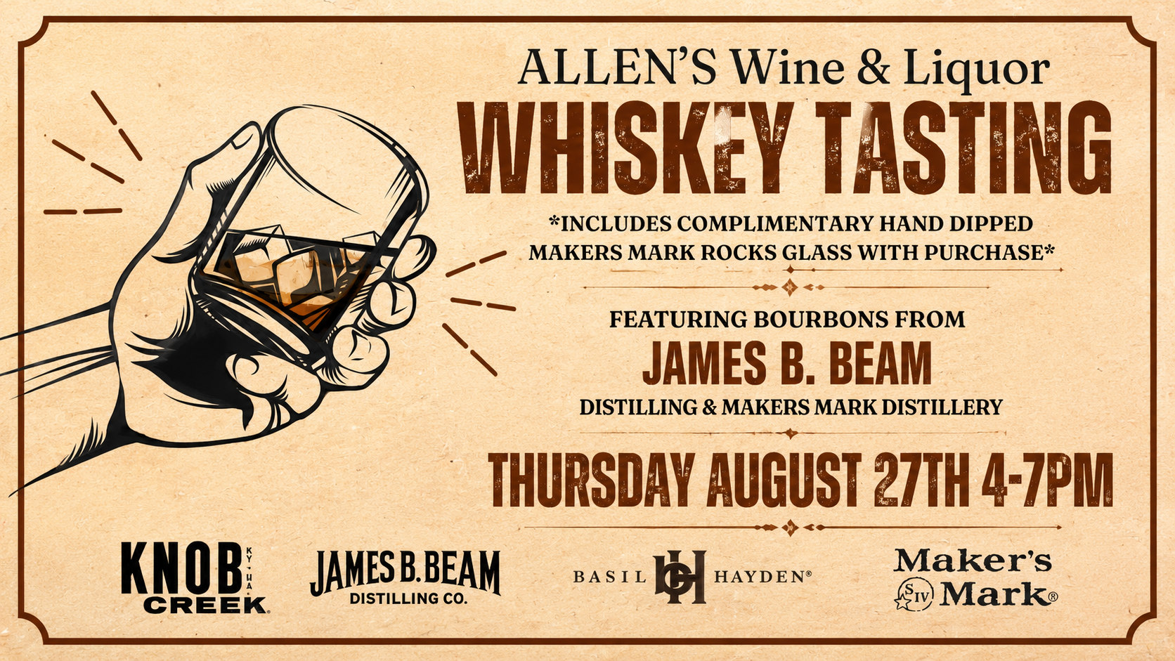 Allen's Wine & Liquor Bourbon Tasting